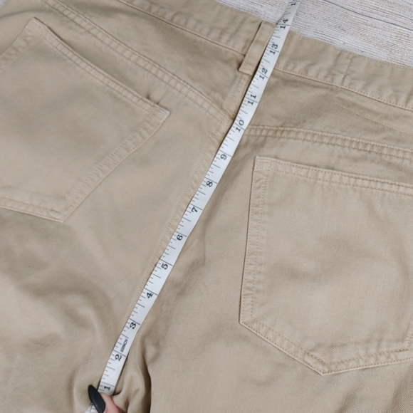 Vintage Tan Club Monaco Jeans Wide straight leg  taper balloon leg 30 y2K - Picture 7 of 8